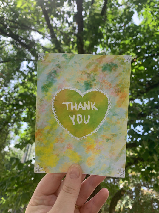 Thank You Greeting Card